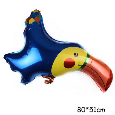 Cort de circ Clovn Animal Balon din folie de aluminiu Junglă Leu Leopard Animal Balon cu heliu Decorarea petrecerii de aniversare Jucării pentru copii