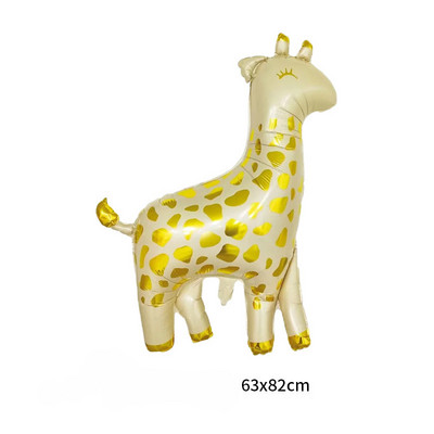 Cort de circ Clovn Animal Balon din folie de aluminiu Junglă Leu Leopard Animal Balon cu heliu Decorarea petrecerii de aniversare Jucării pentru copii