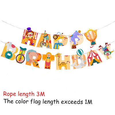 Cort de circ Clovn Animal Balon din folie de aluminiu Junglă Leu Leopard Animal Balon cu heliu Decorarea petrecerii de aniversare Jucării pentru copii