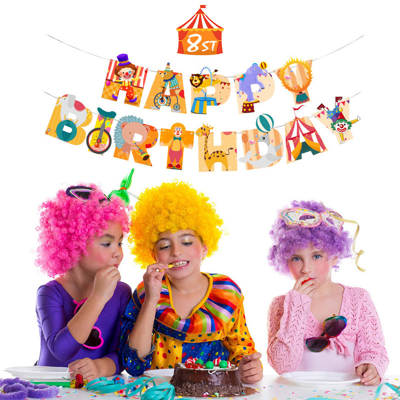 Cort de circ Clovn Animal Balon din folie de aluminiu Junglă Leu Leopard Animal Balon cu heliu Decorarea petrecerii de aniversare Jucării pentru copii