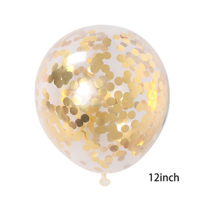 Papírsármány Garland Banner Zászló Levél flitteres Latex léggömbök Felnőtt Gyerekek Születésnapi Party Esküvői Díszek Babazuhany kellékek