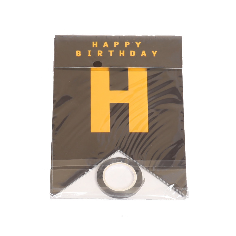 Papírsármány Garland Banner Zászló Levél flitteres Latex léggömbök Felnőtt Gyerekek Születésnapi Party Esküvői Díszek Babazuhany kellékek