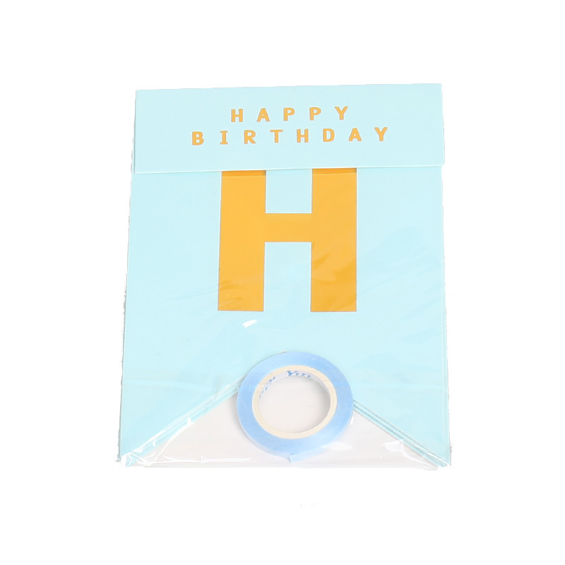 Papírsármány Garland Banner Zászló Levél flitteres Latex léggömbök Felnőtt Gyerekek Születésnapi Party Esküvői Díszek Babazuhany kellékek