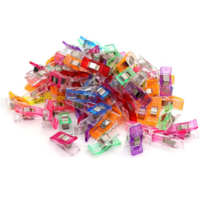 50db szövet foltvarró kézműves varrás kötőkapcsok otthoni irodai kellékek vegyes műanyag varrókapcsok tartó barkácsoláshoz patchwork