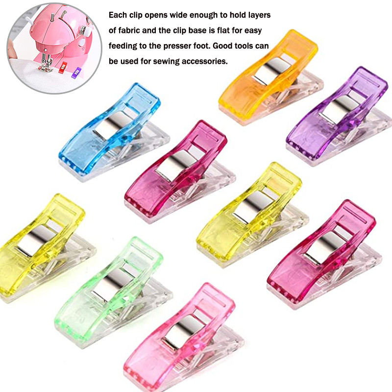 50db szövet foltvarró kézműves varrás kötőkapcsok otthoni irodai kellékek vegyes műanyag varrókapcsok tartó barkácsoláshoz patchwork