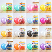 10/30/50 db 10 hüvelykes arany ezüst latex lufi Boldog születésnapi partit esküvői dekoráció baba zuhany gyerekeknek ajándék játékok színes golyók