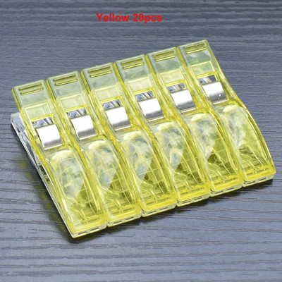 10/20 db többcélú nagy varrókapcsok textilkapcsok foltvarró klipek műanyag kapcsok barkácsolással szövetvarráshoz, kötözéshez