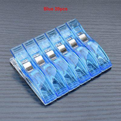 10/20 db többcélú nagy varrókapcsok textilkapcsok foltvarró klipek műanyag kapcsok barkácsolással szövetvarráshoz, kötözéshez