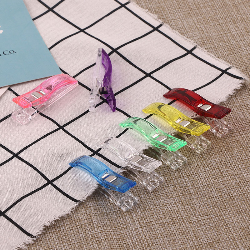 10/20 db többcélú nagy varrókapcsok textilkapcsok foltvarró klipek műanyag kapcsok barkácsolással szövetvarráshoz, kötözéshez