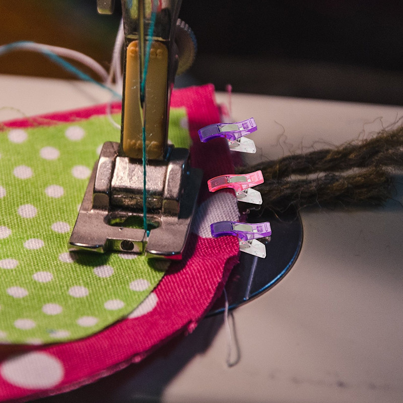 Agrafe de cusut multifuncțional 10/20 buc. Clipuri colorate Artizanat din plastic, croșetat, tricotat, agrafe de siguranță, asortate de cleme de legare.