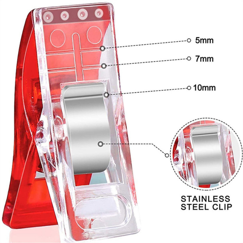 Agrafe de cusut multifuncțional 10/20 buc. Clipuri colorate Artizanat din plastic, croșetat, tricotat, agrafe de siguranță, asortate de cleme de legare.