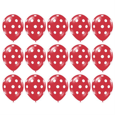 15 vnt/sl. 2,8g juoda raudona balta rožinė latekso ladybug dot dot dot latex baby shower gimtadienio vakarėlio vestuvių dekoravimo reikmenys