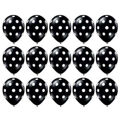 15 vnt/sl. 2,8g juoda raudona balta rožinė latekso ladybug dot dot dot latex baby shower gimtadienio vakarėlio vestuvių dekoravimo reikmenys