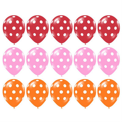 15 vnt/sl. 2,8g juoda raudona balta rožinė latekso ladybug dot dot dot latex baby shower gimtadienio vakarėlio vestuvių dekoravimo reikmenys