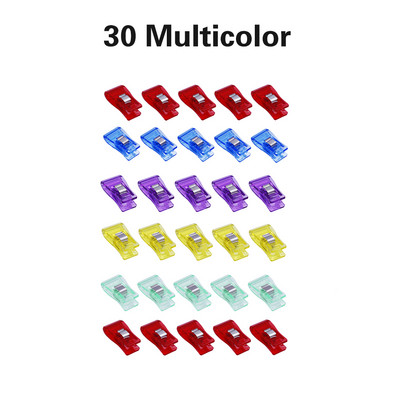 10/30/50 gab. DIY savārstījuma šūšanas sprādze Daudzfunkcionālas skavas Apģērba saspraudes Apmales somas klipsis Plastmasas tamborēšanas adīšanas sprādzes