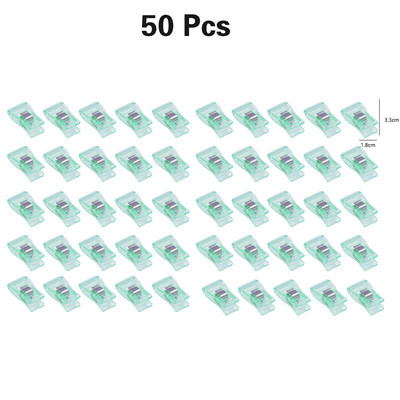 10/30/50 gab. DIY savārstījuma šūšanas sprādze Daudzfunkcionālas skavas Apģērba saspraudes Apmales somas klipsis Plastmasas tamborēšanas adīšanas sprādzes