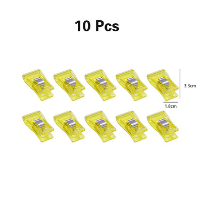 10/30/50 gab. DIY savārstījuma šūšanas sprādze Daudzfunkcionālas skavas Apģērba saspraudes Apmales somas klipsis Plastmasas tamborēšanas adīšanas sprādzes