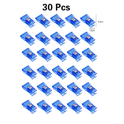 10/30/50 gab. DIY savārstījuma šūšanas sprādze Daudzfunkcionālas skavas Apģērba saspraudes Apmales somas klipsis Plastmasas tamborēšanas adīšanas sprādzes
