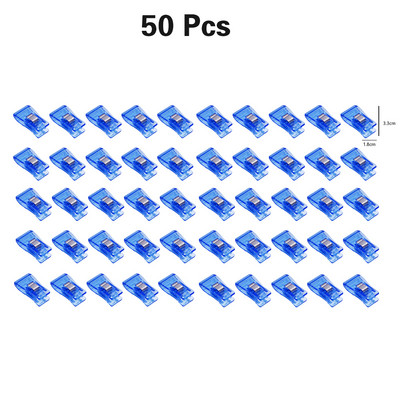 10/30/50 gab. DIY savārstījuma šūšanas sprādze Daudzfunkcionālas skavas Apģērba saspraudes Apmales somas klipsis Plastmasas tamborēšanas adīšanas sprādzes