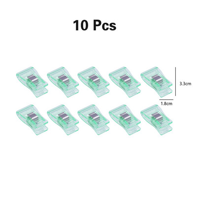 10/30/50 gab. DIY savārstījuma šūšanas sprādze Daudzfunkcionālas skavas Apģērba saspraudes Apmales somas klipsis Plastmasas tamborēšanas adīšanas sprādzes