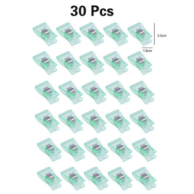 10/30/50 gab. DIY savārstījuma šūšanas sprādze Daudzfunkcionālas skavas Apģērba saspraudes Apmales somas klipsis Plastmasas tamborēšanas adīšanas sprādzes
