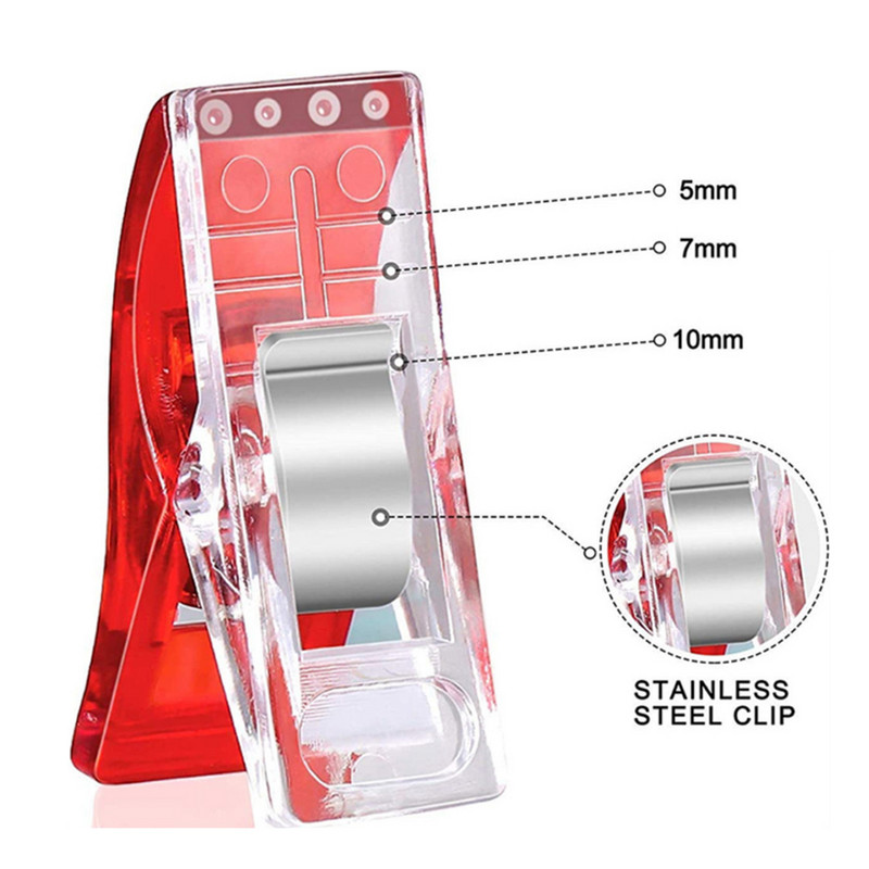 10/30/50 gab. DIY savārstījuma šūšanas sprādze Daudzfunkcionālas skavas Apģērba saspraudes Apmales somas klipsis Plastmasas tamborēšanas adīšanas sprādzes