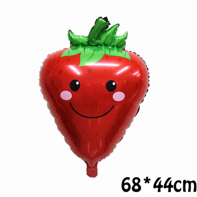 Köögiviljade ja puuviljade alumiiniumfooliumist õhupall pühvlite puuviljade arbuusi maasika heeliumi õhupall sünnipäevapidu dekoratiivne laste mänguasjapall