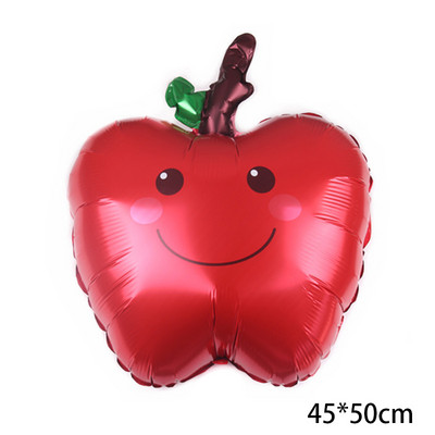 Köögiviljade ja puuviljade alumiiniumfooliumist õhupall pühvlite puuviljade arbuusi maasika heeliumi õhupall sünnipäevapidu dekoratiivne laste mänguasjapall