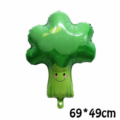 Köögiviljade ja puuviljade alumiiniumfooliumist õhupall pühvlite puuviljade arbuusi maasika heeliumi õhupall sünnipäevapidu dekoratiivne laste mänguasjapall