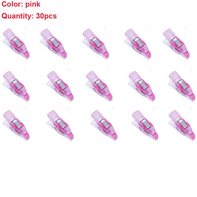 30/50 de bucăți Agrafe de cusut din plastic Agrafe de material Agrafe de matlasare Agrafe multifuncționale Agrafe de artizanat pentru cusut Artizanat Accesorii de bricolaj