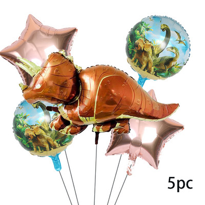 Balon din folie de aluminiu cu animale mari de plimbare 3D Dinozaur jurasic Decor pentru petrecerea de aniversare Balon cu heliu Oferă copiilor cadou jucărie