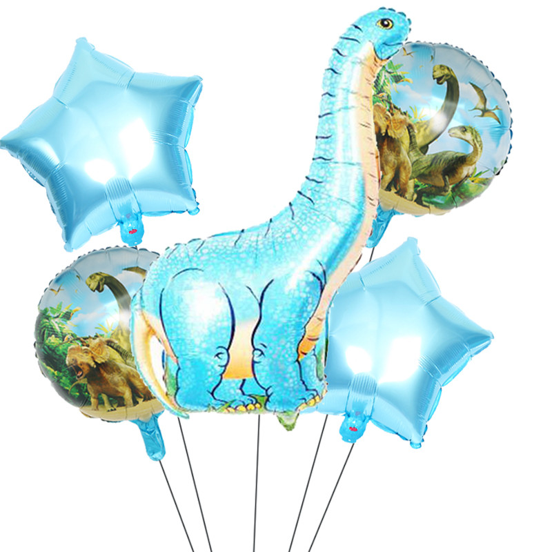 Balon din folie de aluminiu cu animale mari de plimbare 3D Dinozaur jurasic Decor pentru petrecerea de aniversare Balon cu heliu Oferă copiilor cadou jucărie