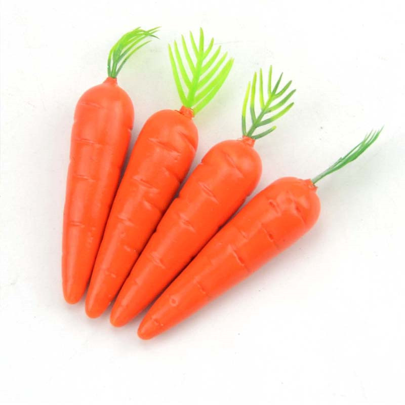 10 db 7 cm-es barkácsolás mini sárgarépa mesterséges műanyag gyümölcs- és zöldségdísz szimuláció dekoráció hamis sárgarépa otthoni ünnepi dísz