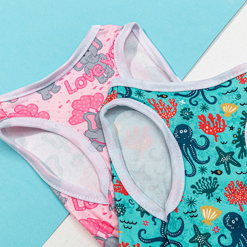 Armas trükitud vest Lemmiklooma koera riided Kassi T-särk Riietus Suvemood õhukesed hingavad seelikud Chihuahua tüdrukule Mops York Supply