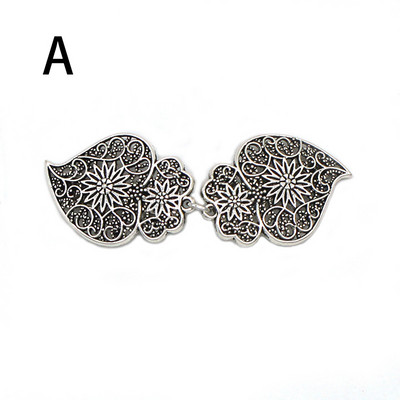 Retro sakausējuma apmetnis sprādzes apkakles sprādze zīda šalle šalle sprādze sieviešu viduklim Fiksēta piespraudes jostas sprādze Jauna Rhinestone džempera aizdare