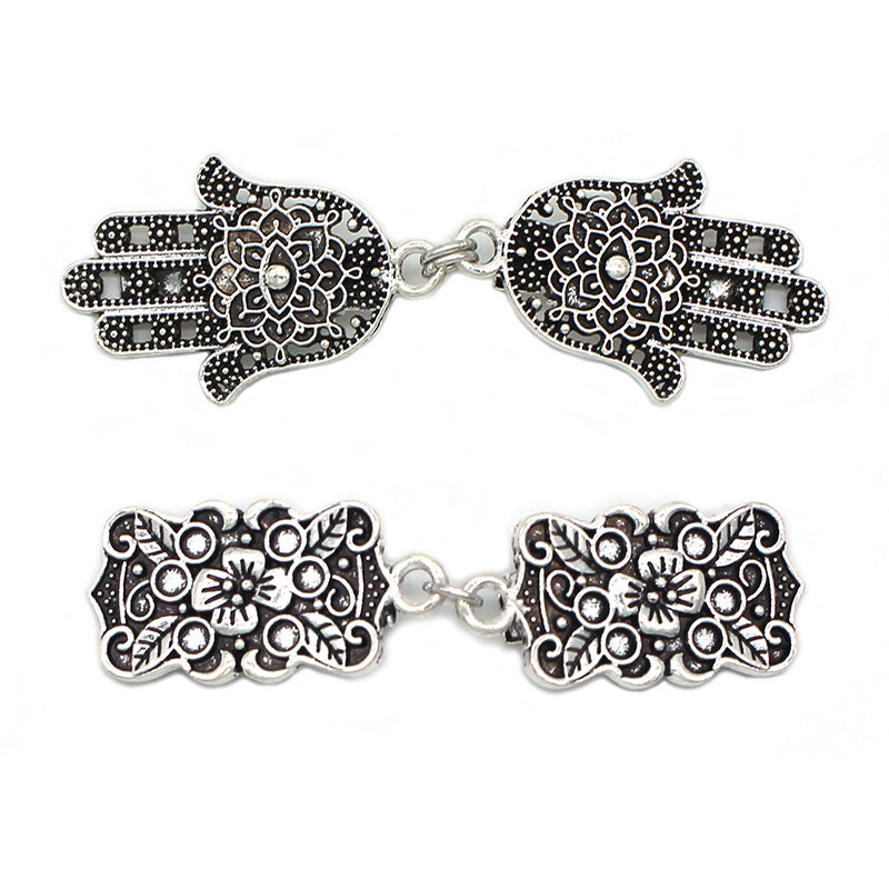 Retro sakausējuma apmetnis sprādzes apkakles sprādze zīda šalle šalle sprādze sieviešu viduklim Fiksēta piespraudes jostas sprādze Jauna Rhinestone džempera aizdare