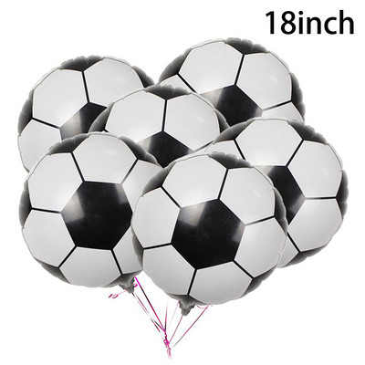 1 komplekts 18 collu futbola folijas baloni 32 collu zaļi digitāli folijas baloni bērniem zēniem dzimšanas dienas ballīšu dekorēšanas spēles hēlija baloni