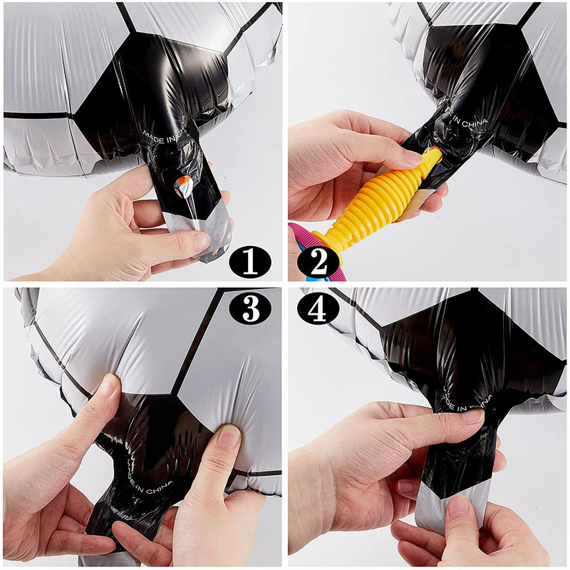 1 komplekts 18 collu futbola folijas baloni 32 collu zaļi digitāli folijas baloni bērniem zēniem dzimšanas dienas ballīšu dekorēšanas spēles hēlija baloni