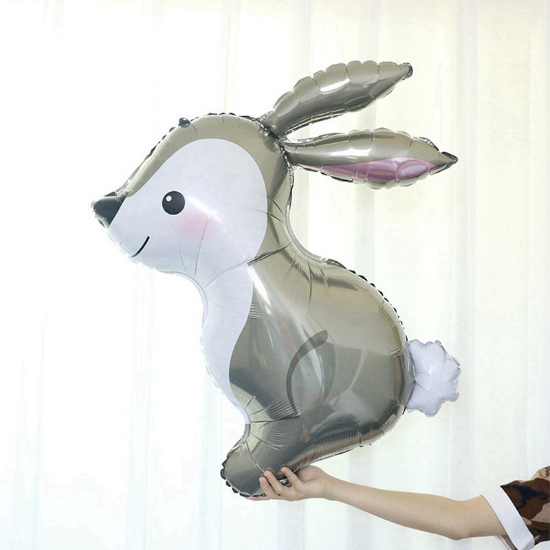 Lihavõttepühade kaunistus Jänku fooliumist õhupallid džungel Jänes Metsloom Heelium õhupallid Baby Shower Sünnipäevapeo Pulmakaunistused