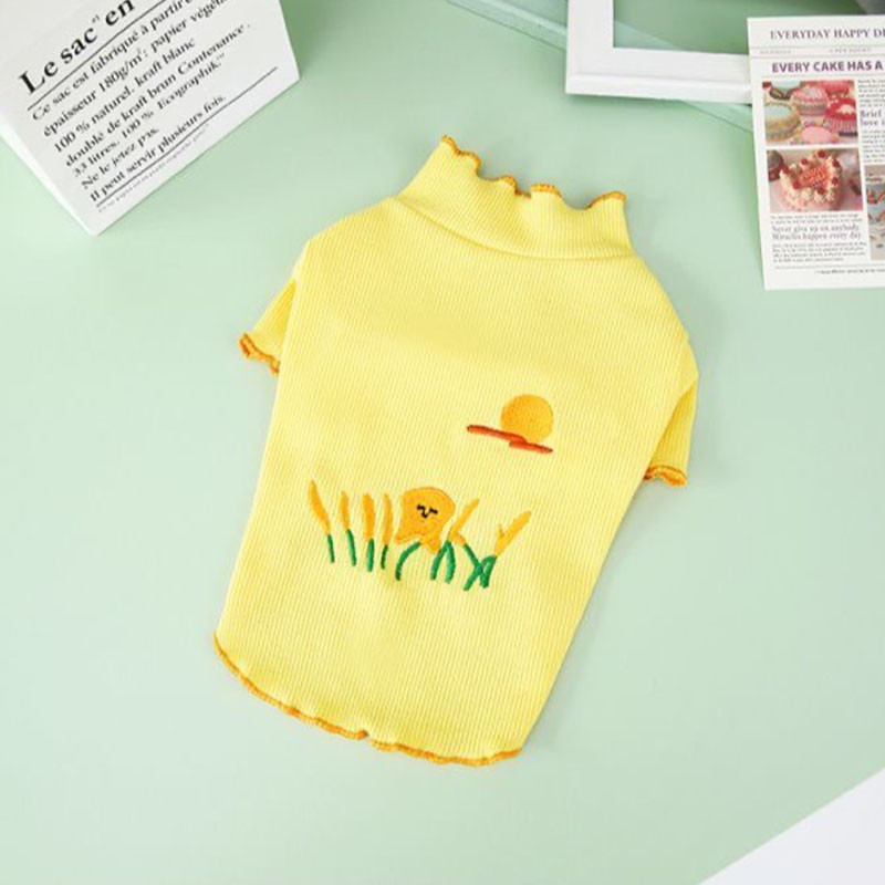 Vestă pentru câini pentru animale de companie de vară Îmbrăcăminte pentru câini pentru petrecere a timpului liber Pulover moale pentru animale de companie Cățeluș câine de talie mică tricotat respirabil Bulldog Chihuahua Haine pentru animale de companie Pu
