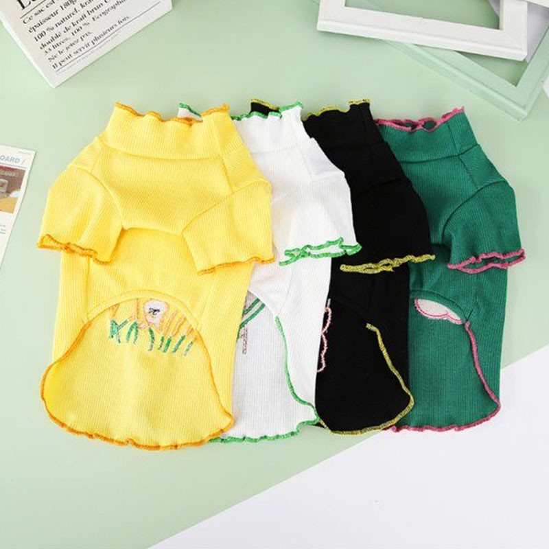 Vestă pentru câini pentru animale de companie de vară Îmbrăcăminte pentru câini pentru petrecere a timpului liber Pulover moale pentru animale de companie Cățeluș câine de talie mică tricotat respirabil Bulldog Chihuahua Haine pentru animale de companie Pu