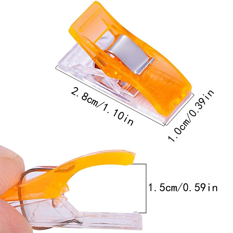 MIUSIE 20db állás lábtartó többszínű műanyag kapcsok szövetbilincsek patchwork szegés varróeszközök varrás kiegészítők 2019