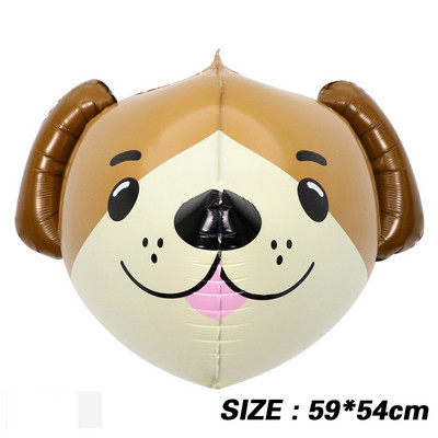 1PC 4D Tigru Gigant Elefant Leu Panda Baloane din folie Baloane cu animale Decoratiuni pentru petrecerea de aniversare pentru copii Balon Baiat Jucarii pentru copii