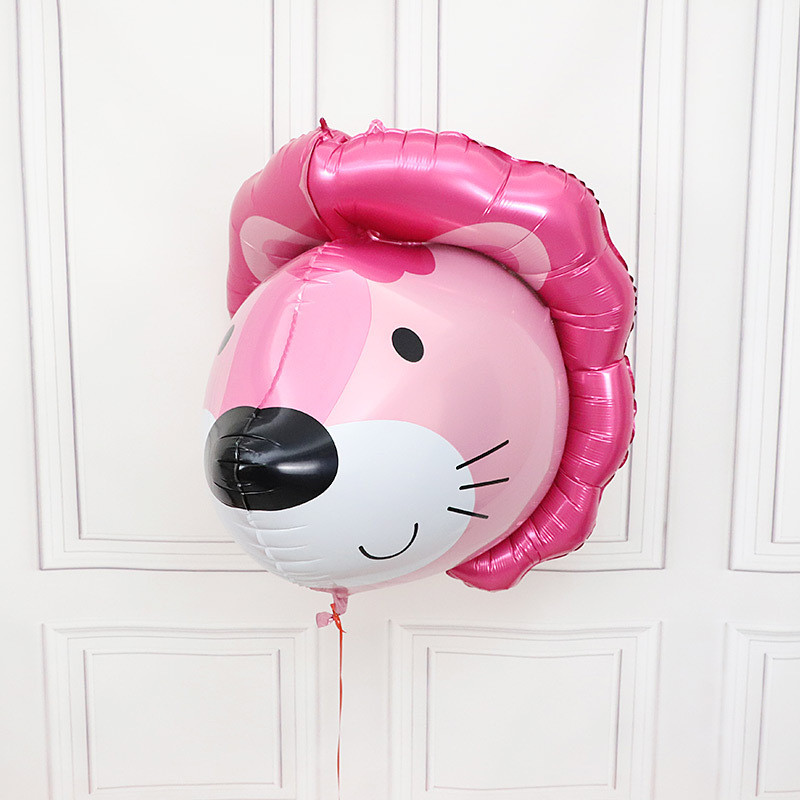 1PC 4D Tigru Gigant Elefant Leu Panda Baloane din folie Baloane cu animale Decoratiuni pentru petrecerea de aniversare pentru copii Balon Baiat Jucarii pentru copii