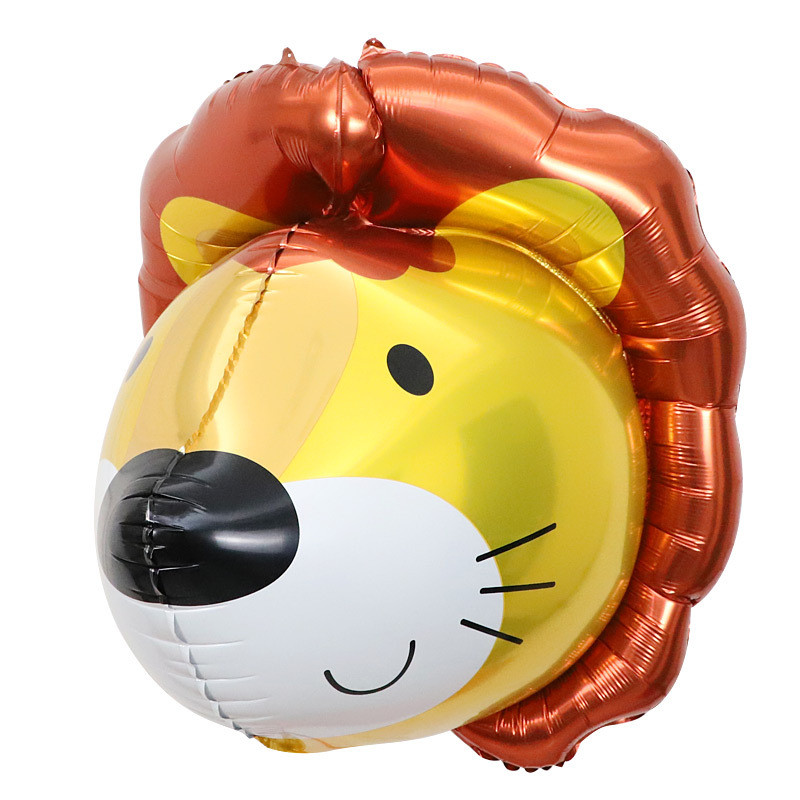 1PC 4D Tigru Gigant Elefant Leu Panda Baloane din folie Baloane cu animale Decoratiuni pentru petrecerea de aniversare pentru copii Balon Baiat Jucarii pentru copii
