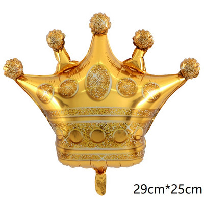 Big Crown 32 collu digitālais alumīnija folijas balons konfeti lateksa balonu komplekts dzimšanas dienas svinību dekorācijas bērniem bērnu dušas baloni