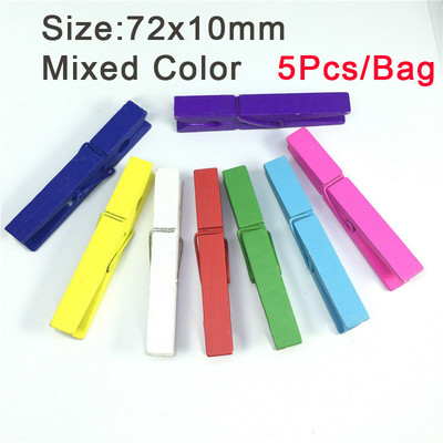 25/30/35/45 mm Krāsainas koka saspraudes Dabīga koka Skavas Attēlu saspraudes Mini apģērbu piespraudes DIY fotopapīra knaģītim drēbju spraudeņiem