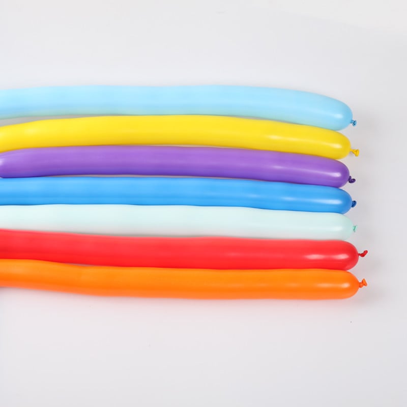 10 ks/sada dlhých špirálových latexových balónov s magickým prúžkom, zmiešaných farieb, príprava, skrútený balón, narodeninová párty, svadobná dekorácia, balón