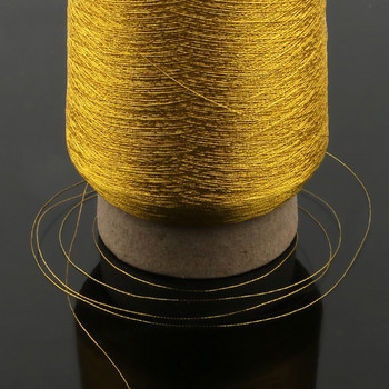 3600M Εγχειρίδιο Bright Silk Gold Thread Ασημένιο νήμα Υπολογιστή Κέντημα Cross Stitch Silk Thread DIY Gold and Silver Thread
