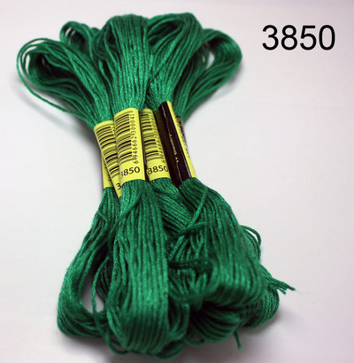 10 tükki ristpistes niiti / ristpistes tikkimisniiti / kohandatud niitide värvi 12